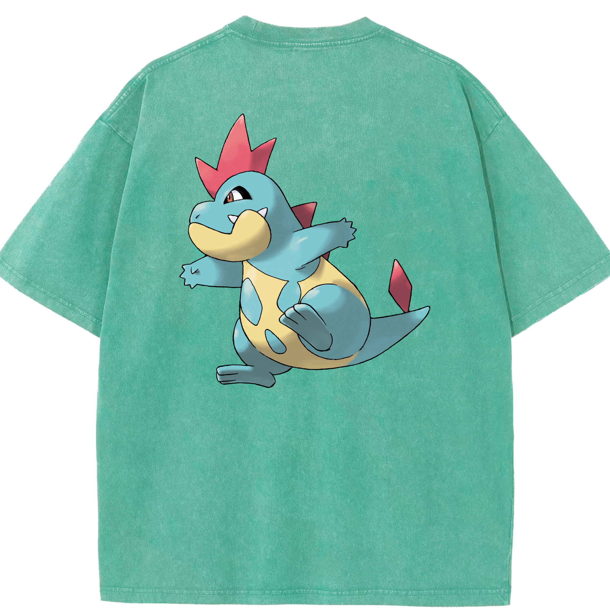 （画像用） ポケットモンスター Pokémon 綿100% ヴィンテージ風 半袖Tシャツ（背面プリント）